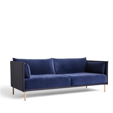 Silhouette Mono sofa m. alm. ryghøjde, 3 personers